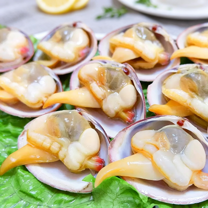 Frozen Sand-Free Large Yellow Clams
