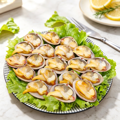 Frozen Sand-Free Large Yellow Clams